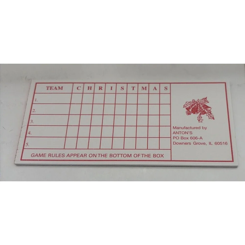 Vintage 'Tis the Season Christmas Trivia Card Game Family Holiday Party 1996